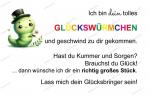 DIY Spruchkarte WÜRMCHEN Nr. 30 "Karte mit Spruch" PDF Download Projekt